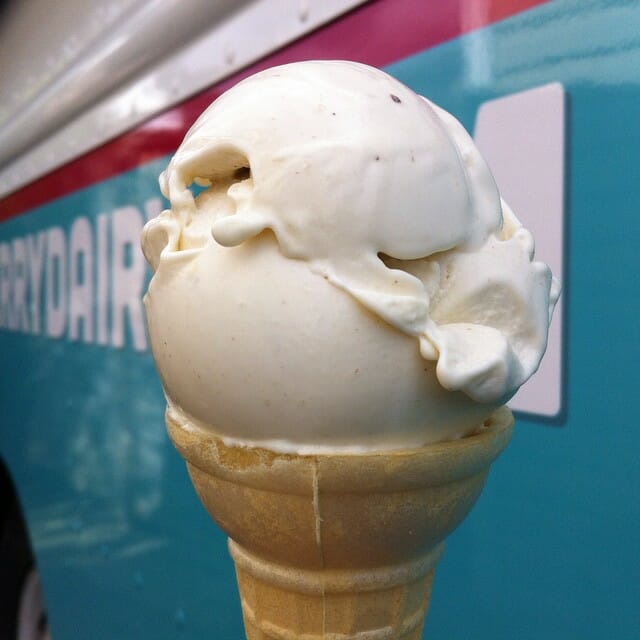 a picture of frozen custard ice cream