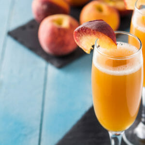 Peach Bellini Sorbet