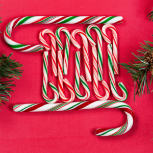 Candy Cane Frozen Custard