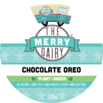 This is a label for vegan chocolate oreo