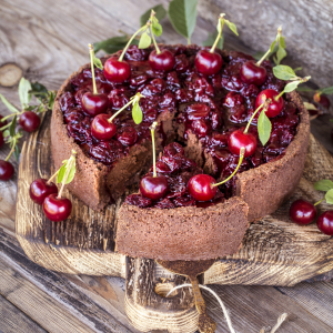 Chocolate Cherry Cheesecake