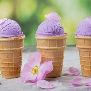 Ube & Honeycomb Frozen Custard