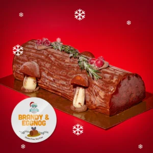 Yule Log: Brandy & Eggnog