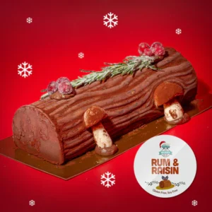 Yule Log: Rum & Raisin